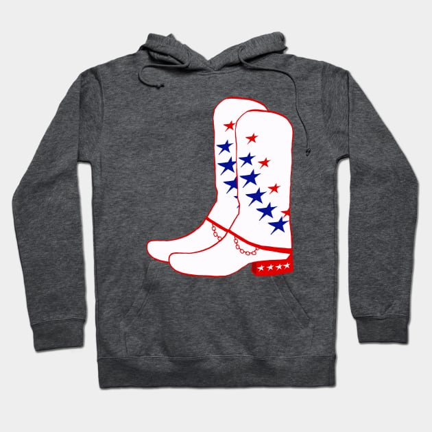 Cowgirl Boots! Hoodie by designs-by-ann